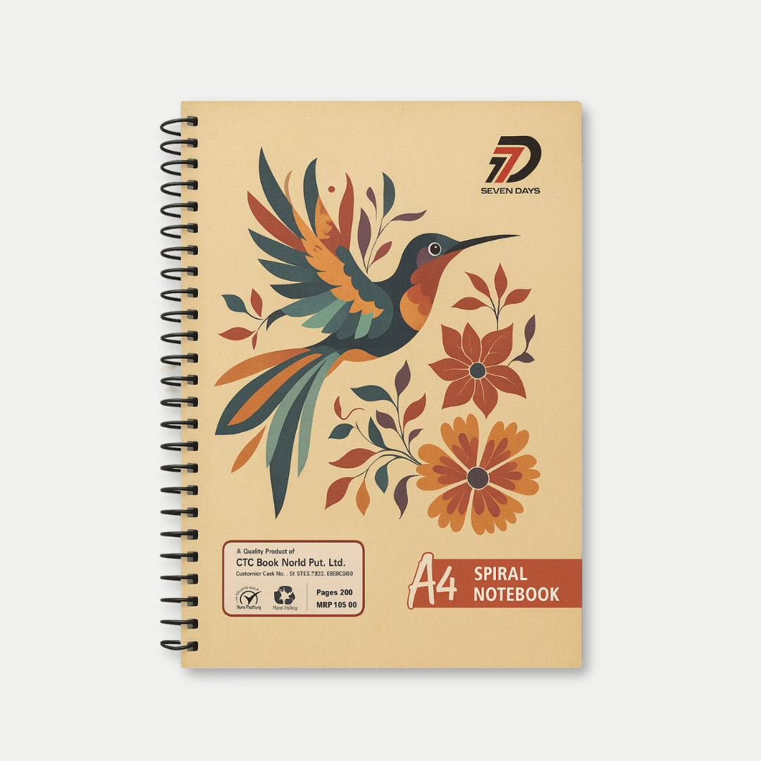 A 4 spiral - 80 sheets