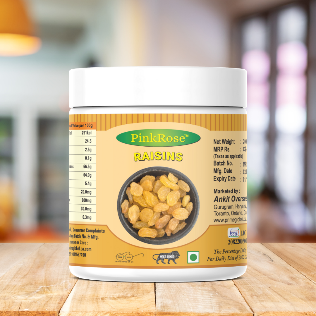 PinkRose™ Premium Raisins – 200g