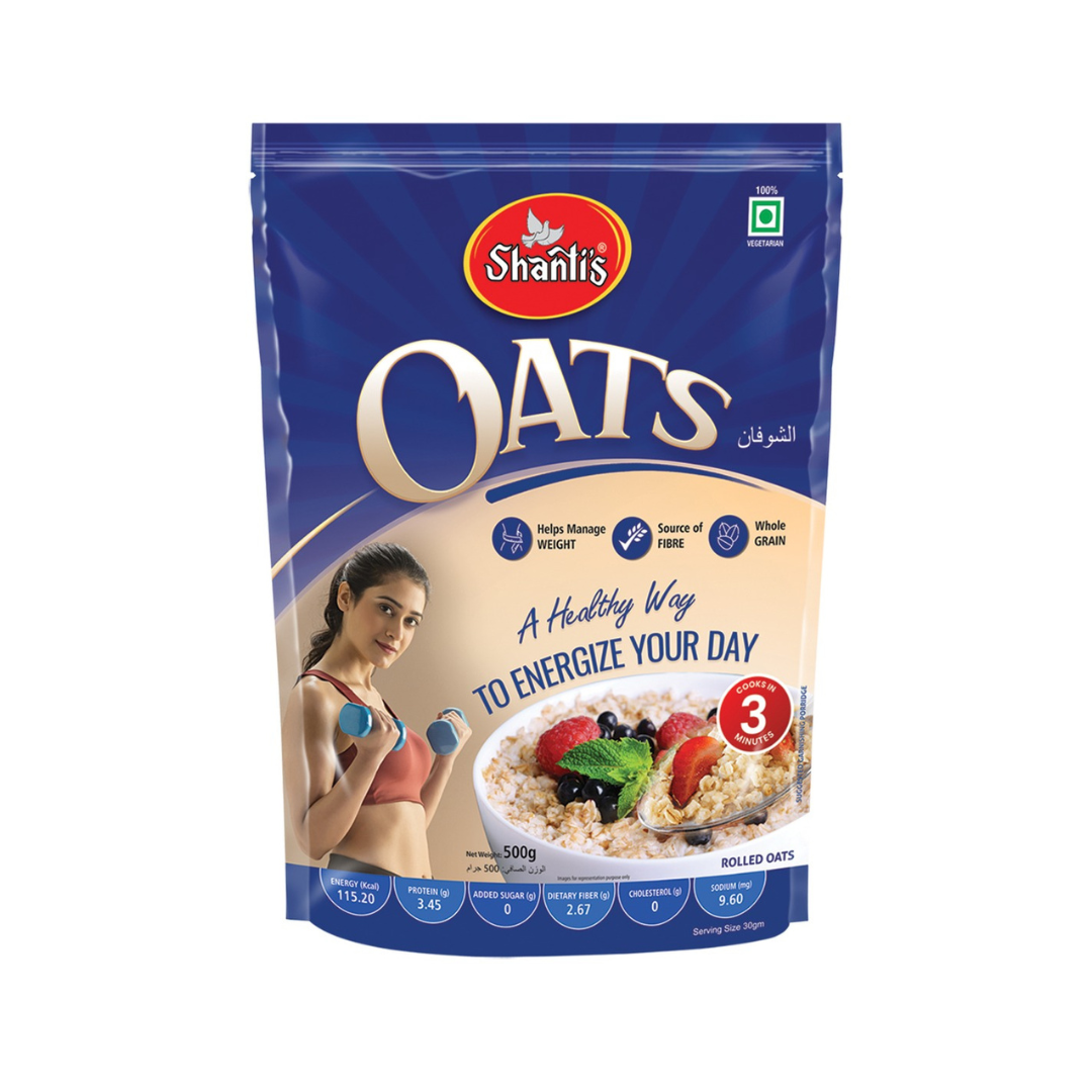 Shanti’s Rolled Oats – 500g