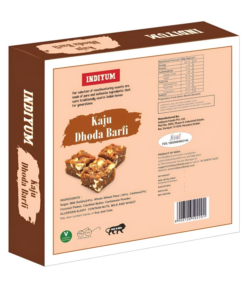Kaju Dodha Burfi 200g
